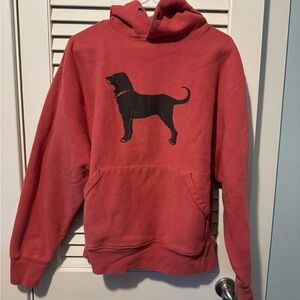 Black dog hoodie